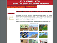 Tablet Screenshot of jeux-cross.com